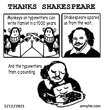 Thanks Shakespeare